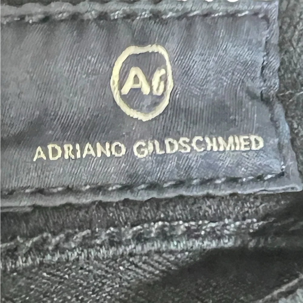 AG Adriano Goldschmied Midnight Blue Black Cigarette Jeans Womens size 24 Slim - Picture 11 of 12